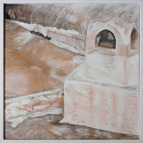 RUINED ROOFTOP - 55 x 55 cm